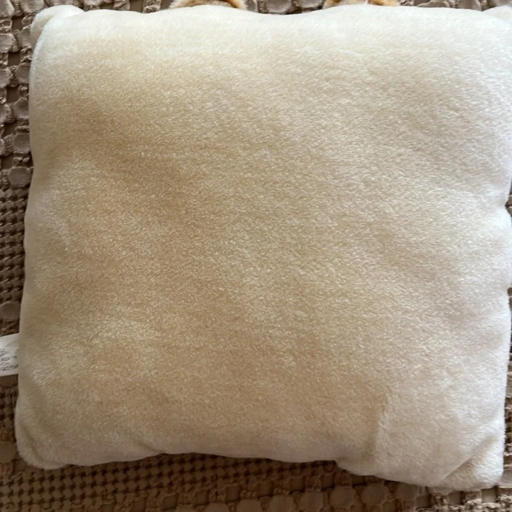 Vintage 1998 T.W.I.E. Tabby Cat and‎ Red Panda Pillow Set of 2